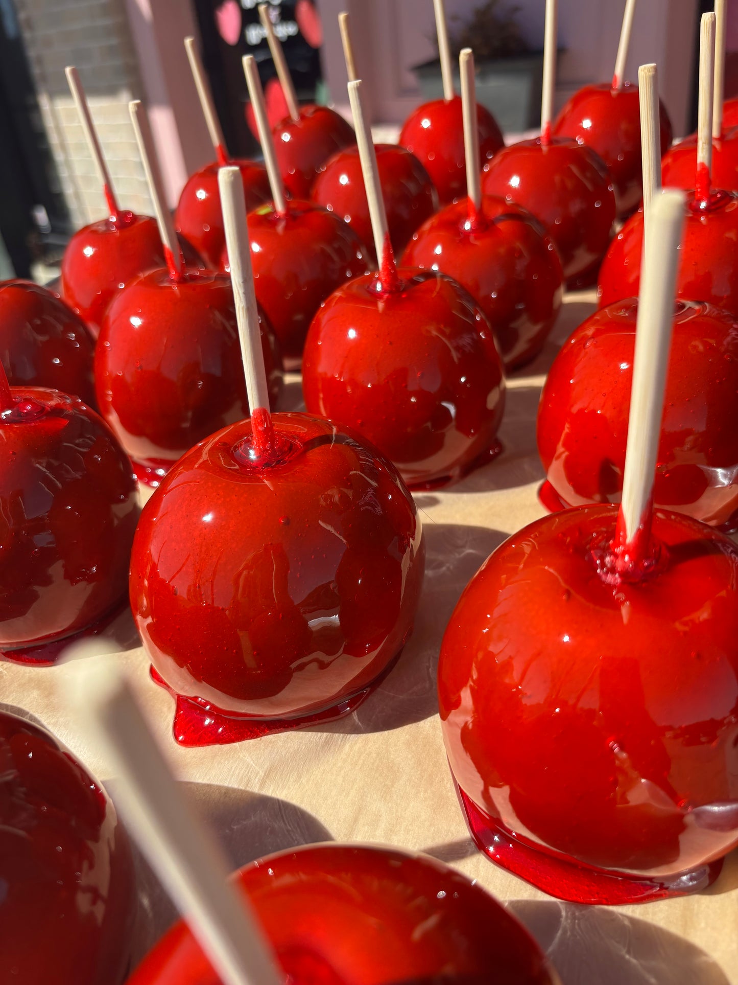 Traditional Red Candy Apples