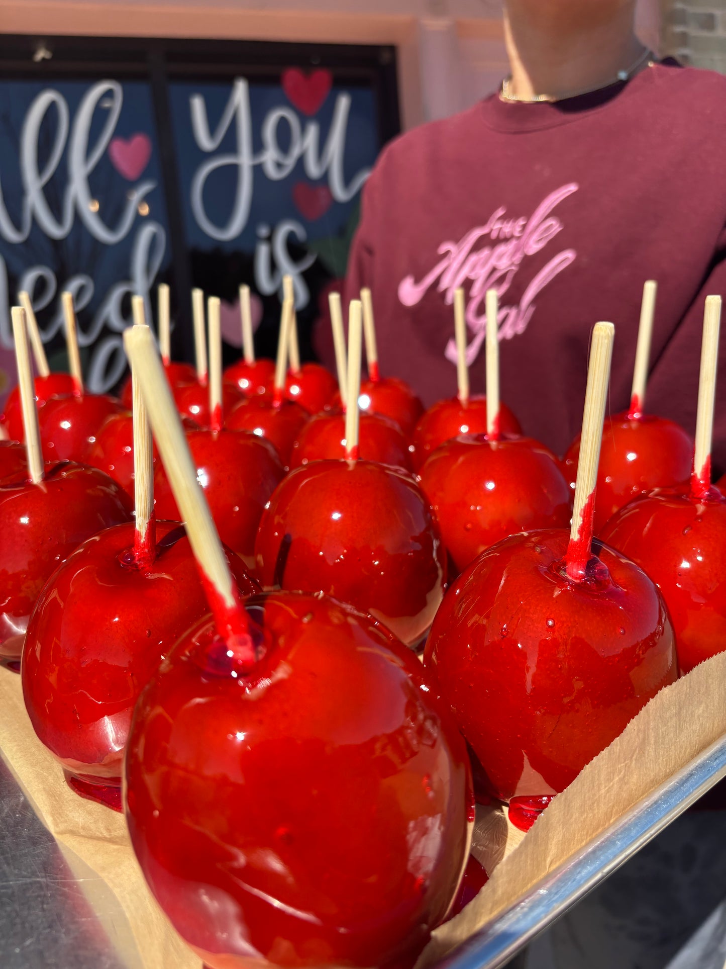 Traditional Red Candy Apples